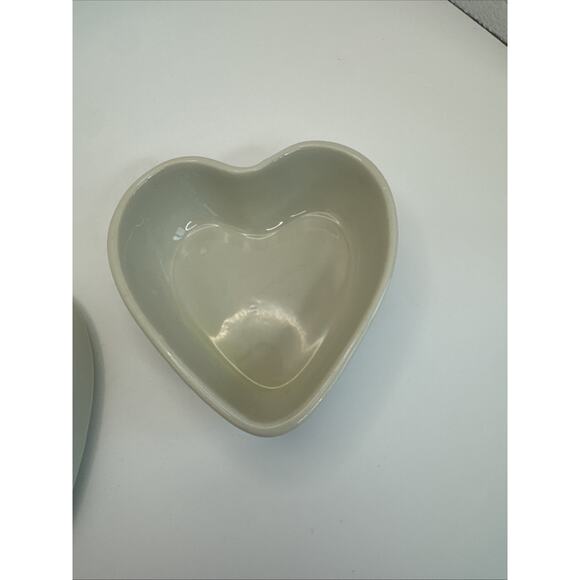 Vintage Takahashi Porcelain Heart‎ Shaped Trinket Jewelry Box Japan Floral SFO - Picture 3 of 9